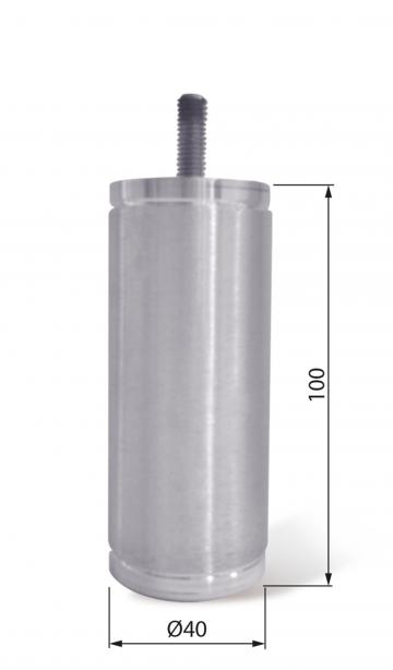 Picioare aluminiu cilindrice