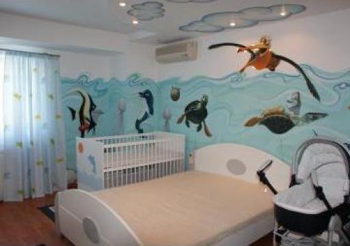 Pictura pe perete pentru camere de copii