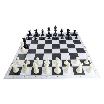 Piese de sah din plastic no. 6 - light si tabla de sah