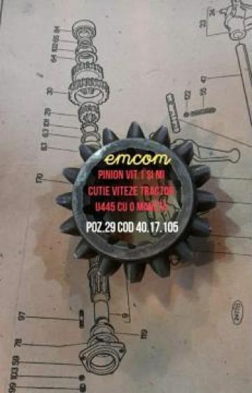 Pinion cutie de viteze 1 si MI tractor U445