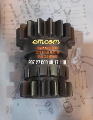 Pinion mers inapoi cutie viteze tractor U445 cu 2 manete