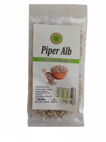 Piper alb boabe 50g, Natural Seeds Product