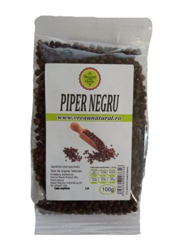 Piper negru boabe 100g, Natural Seeds Product