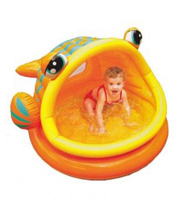 Piscina gonflabila Lazy Fish pentru copii