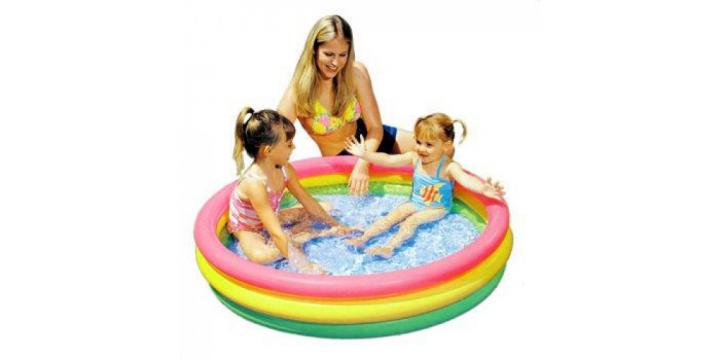 Piscina gonflabila pentru bebelusi Intex Sunset Glow