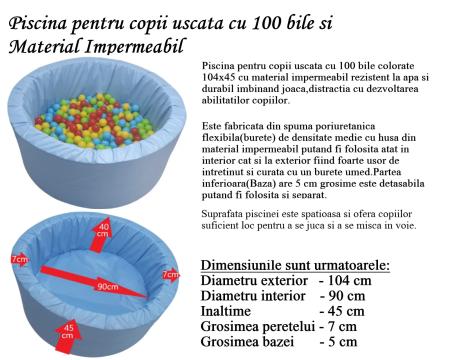 Piscina uscata copii
