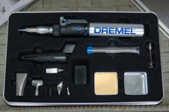 Pistol lipit cu gaz set complet profesional Dremel Germania