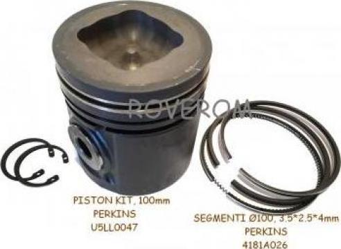 Piston kit cu segmenti Perkins 1004.4, 1006.6, 100mm