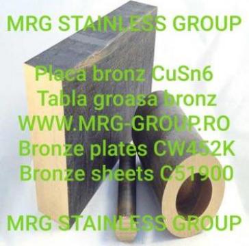 Placa bronz CuSn6 tabla bronz CW452K C51900 cupru, alama