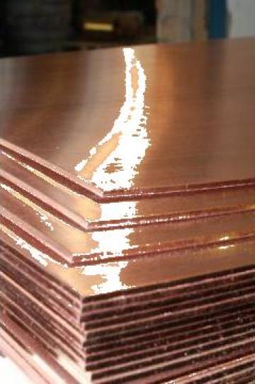 Placa cupru 8mm, tabla cupru Copper plate sheet aluminiu