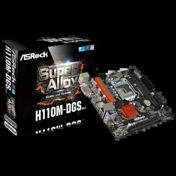 Placa de baza Asrock H110M-DGS Socket 1151-H110M-DGS R3.0