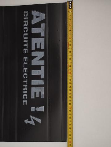 Placa protectie si avertizare cablu electric 400 x 200 mm
