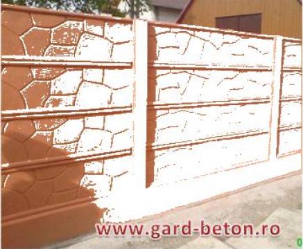 Placi de beton si stalpi de beton utilizati la garduri