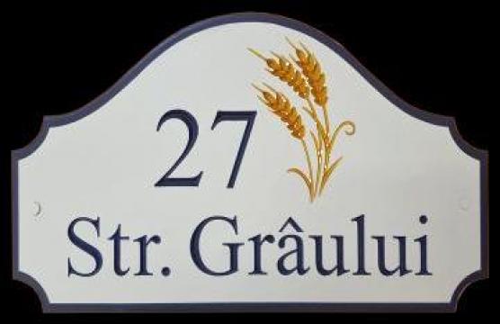 Placi personalizate cu adresa si numarul casei