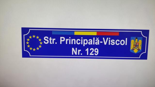 Placuta denumire strada