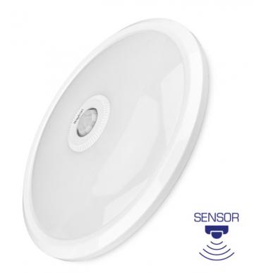 Plafoniera LED senzor PIR 15W, 820LM, 3000K, IP20