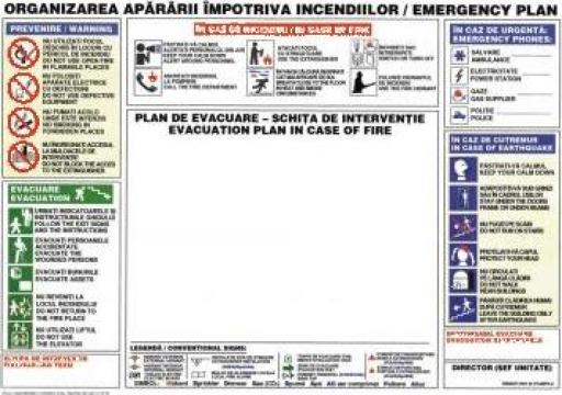 Plan de evacuare in caz de urgenta