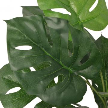 Planta artificiala Monstera cu ghiveci, 45 cm, verde