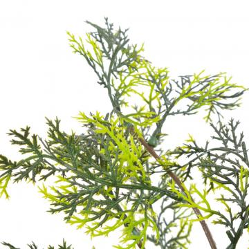 Planta artificiala chiparos cu ghiveci, verde, 120 cm