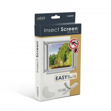 Plasa anti-tantari pentru ferestre 130x150cm - alb