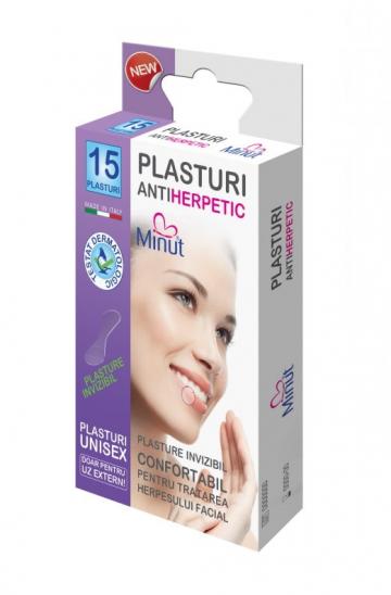 Plasturi antiherpetic Minut - 15 buc