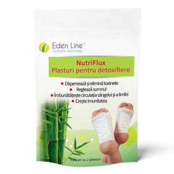 Plasturi pentru detoxifiere 10 bucati Eden Line NutriFlux