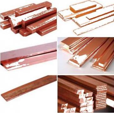 Platbanda cupru electricitate 100x10x4000mm Cu-ETP min. 99.9