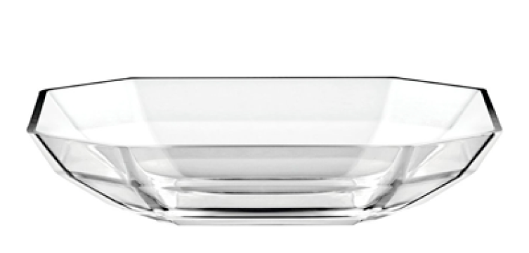 Platou Vidivi Canova sticla temperata 33x33xh9cm