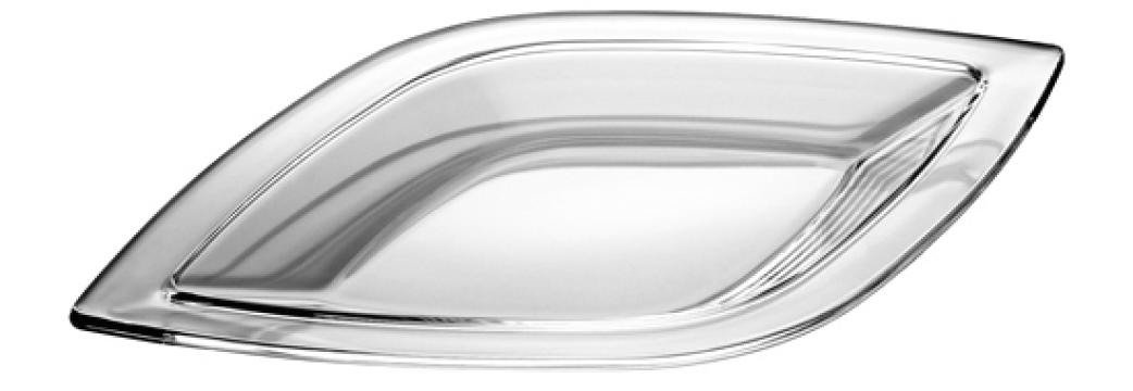 Platou din sticla temperata Vidivi Leaf 45x26xh3cm