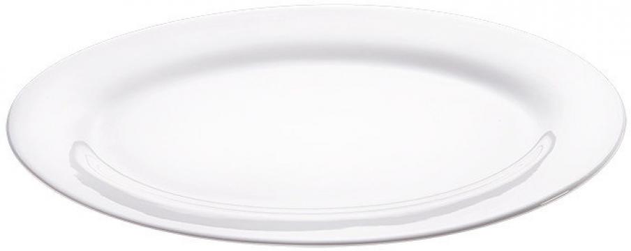 Platou oval din portelan 295x210x20 mm
