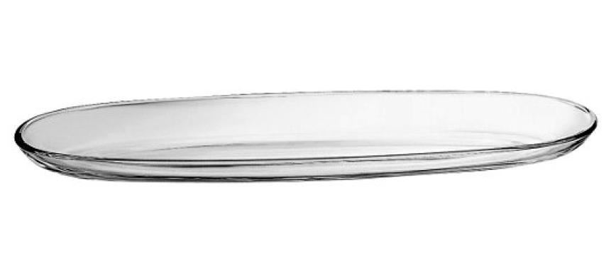 Platou oval din sticla temperata Vidivi Fenice 41x11,5cm
