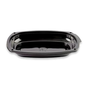 Platou oval negru 295