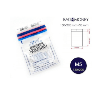Plic securizat transparent A5 150x220 mm