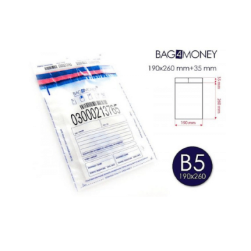 Plic securizat transparent B5 190x260 mm