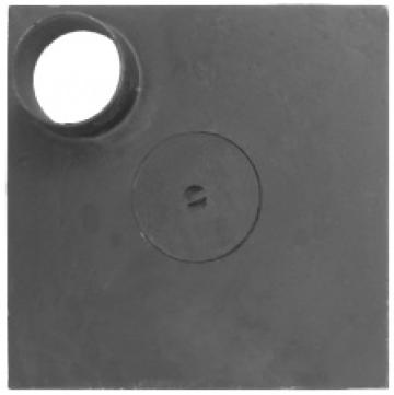 Plita fonta 1OS cu gat burlan / 380x380mm