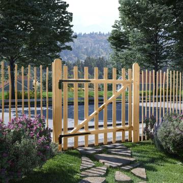 Poarta de gard din lemn de alun 100 x 100 cm