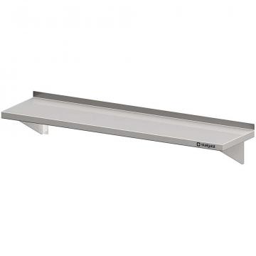 Polita inox de perete simpla 1000x400x170 mm