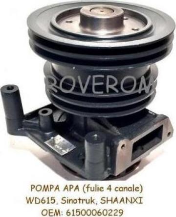 Pompa apa motor Weichai WD615 (Steyr WD615), Sinotruk