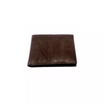 Portofel barbatesc slim din piele naturala, F051, maro
