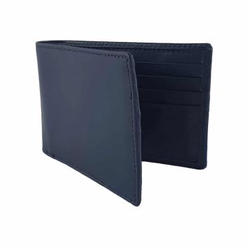 Portofel barbati piele naturala slim - bleumarin