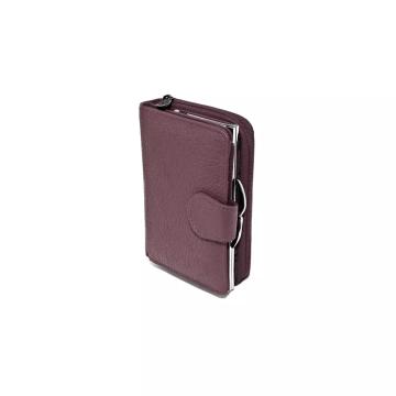 Portofel dama, mic din piele naturala, 1035 purple