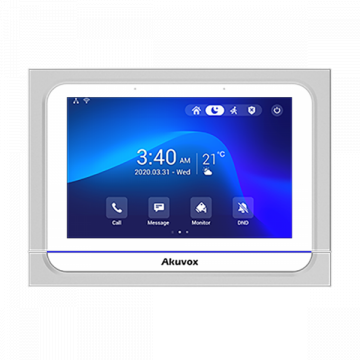 Post de interior IP SIP Akuvox X933W monitor de 7 inch PoE