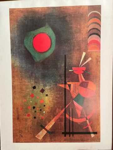 Poster Wassily Kandinsky Aufleuchten