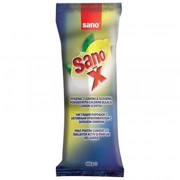 Praf de curatat cu inalbitor Sano X Lemon rezerva (600g)