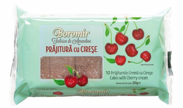 Prajitura cu crema de cirese Boromir 250g