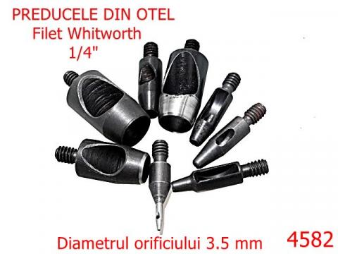 Preducea din otel  3.5 mm otel negru 4582