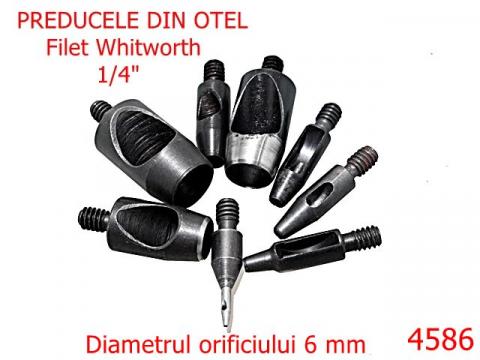 Preducea din otel  6 mm otel negru 4586/
