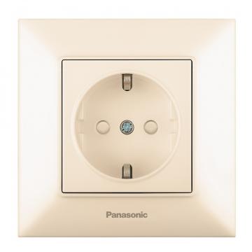 Priza Schuko 2P+E cu obturator - protectie copil 16A, 250V