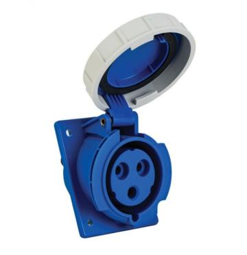 Priza monofazica incastrabila 3 poli 2P+E 32A 230V AC 50 60H