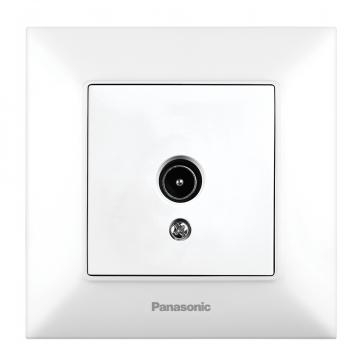 Priza simpla TV 0dB alb